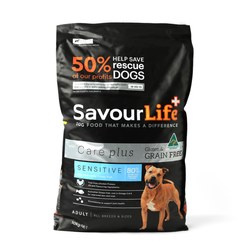 Care Plus Grain Free Adult Sensitive Ocean Fish Dry Food