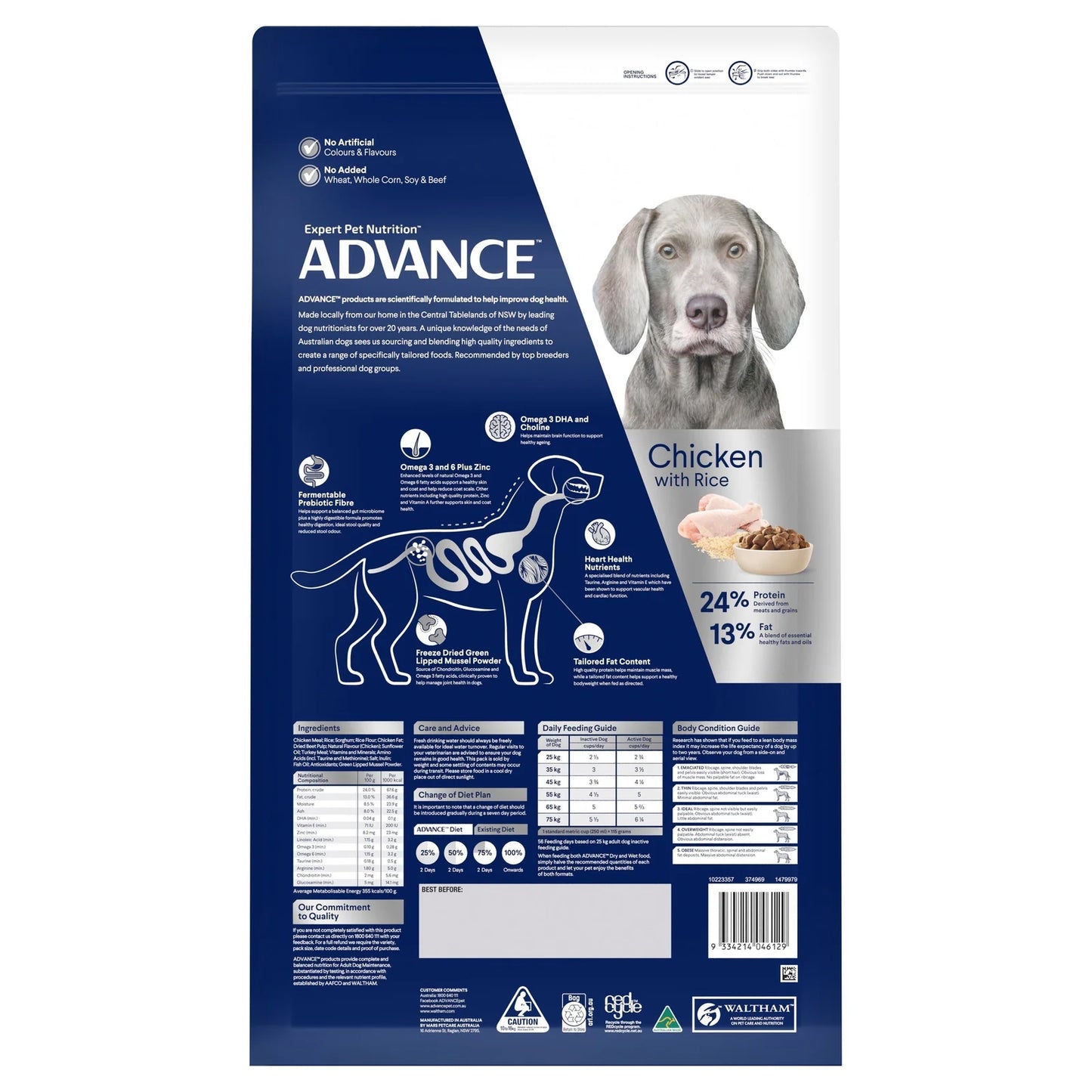 Healthy Ageing Chicken & Rice Dry Dog Food – Large Breed