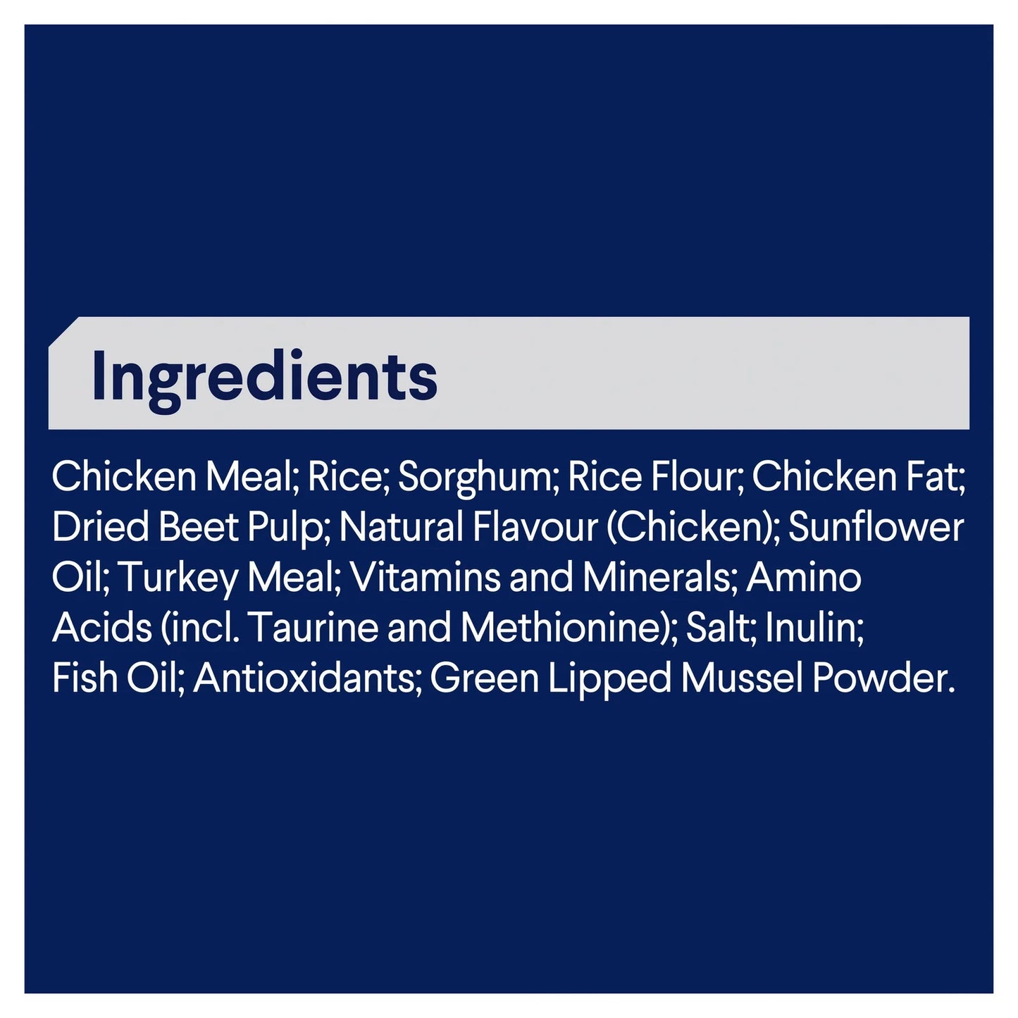 Healthy Ageing Chicken & Rice Dry Dog Food – Large Breed