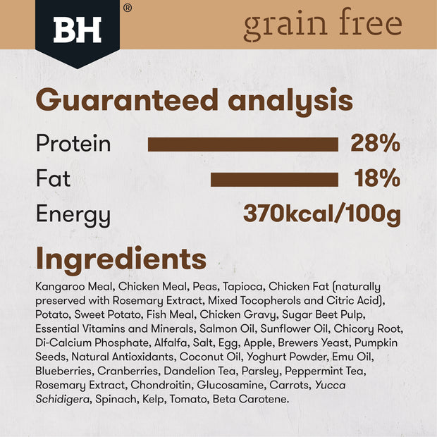 Grain Free Dry Food Adult Kangaroo