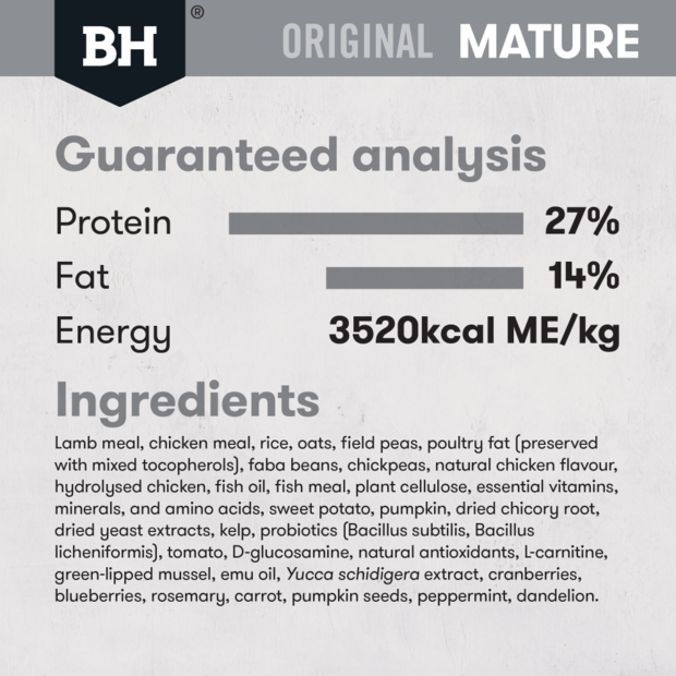 Original Mature Lamb And Rice Dry Food