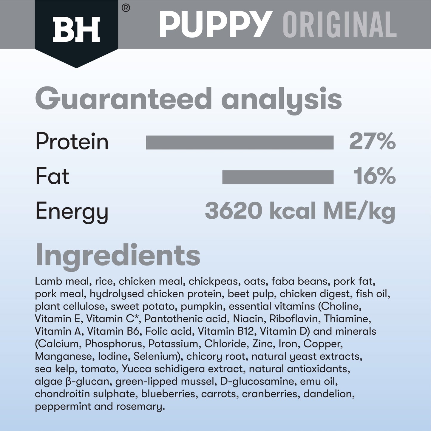 Lamb & Rice Dry Dog Food – Large Breed Puppy