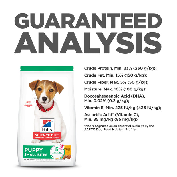 Puppy Small Bites Dry Food Chicken
