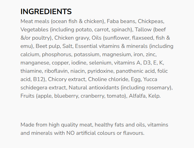 Grain Free Ocean Fish for Adult Dogs