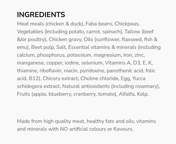 Grain Free Chicken & Duck for Adult Dogs