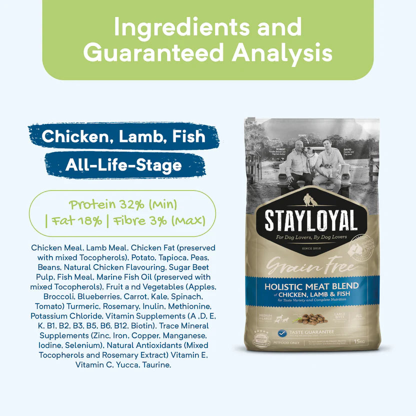 Grain Free Adult Dry Food Chicken, Lamb and Fish
