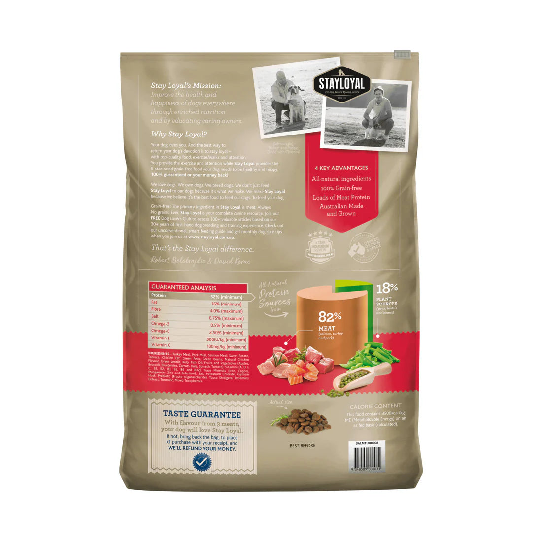 Grain Free Adult Dry Food Salmon, Turkey and Pork