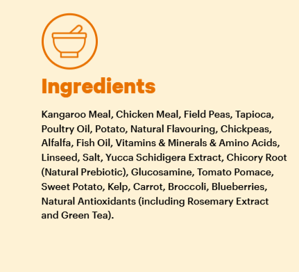 Grain Free Adult Dry Food Kangaroo and Chicken