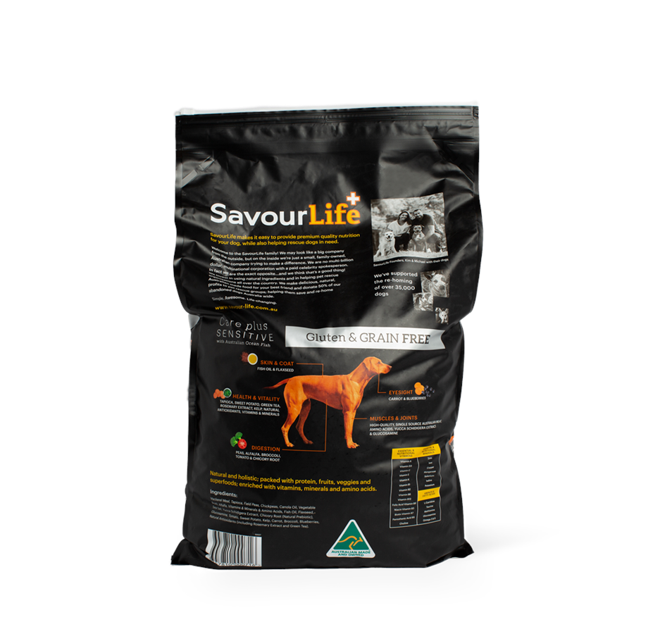 Care Plus Grain Free Adult Sensitive Ocean Fish Dry Food