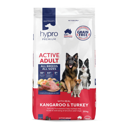 Grain Free Kangaroo & Turkey Dry Dog Food – Active Adult