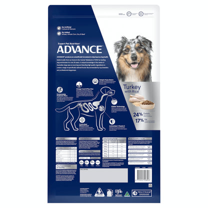 Turkey & Rice Dry Dog Food – Medium Breed Adult