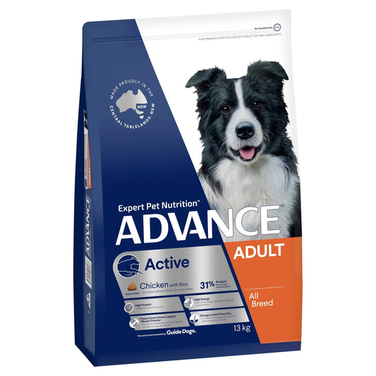 Chicken & Rice Dry Dog Food – Active Adult