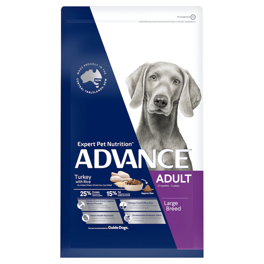Turkey & Rice Dry Dog Food – Large Breed Adult