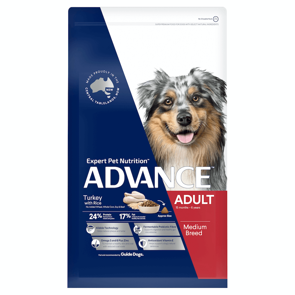 Turkey & Rice Dry Dog Food – Medium Breed Adult
