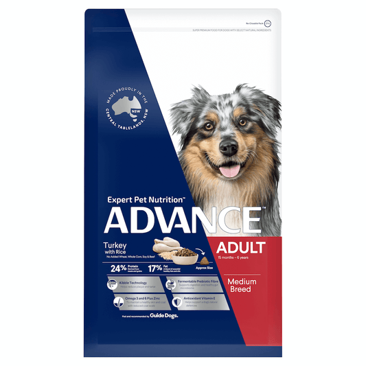 Turkey & Rice Dry Dog Food – Medium Breed Adult