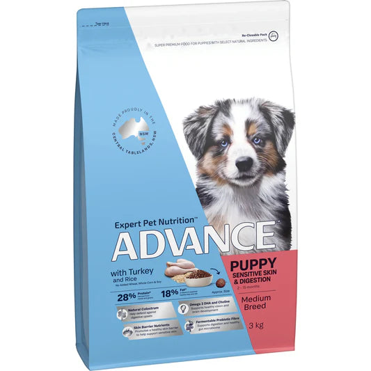 Sensitive Dry Dog Food – Medium Breed Puppy
