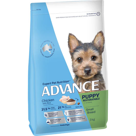 Rehydratable Chicken & Rice Dry Dog Food – Small Breed Puppy
