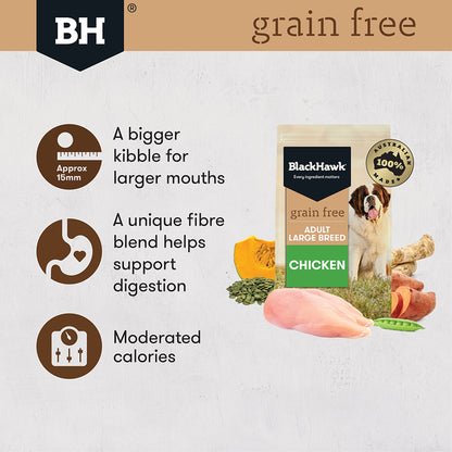 Grain Free Chicken Dry Dog Food – Large Breed Adult