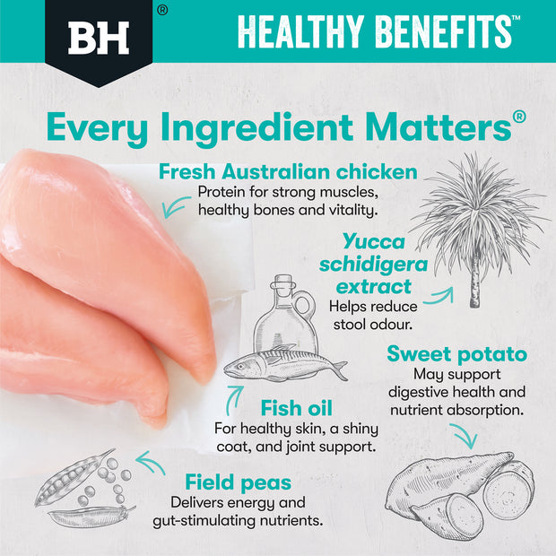 Healthy Benefits Sensitive Skin And Gut Dry Food