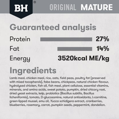 Original Mature Lamb And Rice Dry Food