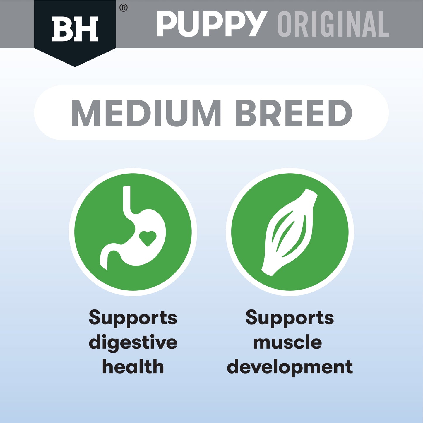 Chicken & Rice Dry Dog Food – Medium Breed Puppy