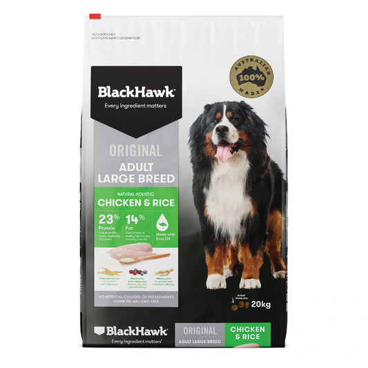 Chicken & Rice Dry Dog Food – Large Breed Adult
