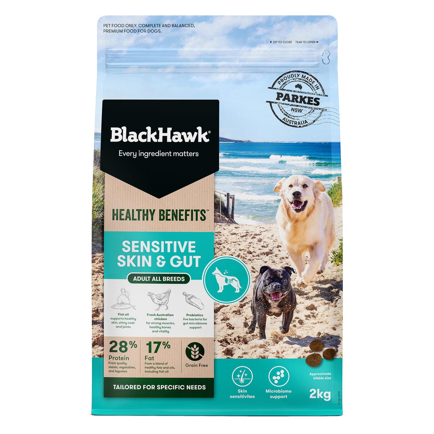 Healthy Benefits Sensitive Skin And Gut Dry Food
