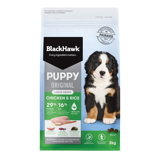 Chicken & Rice Dry Dog Food – Large Breed Puppy