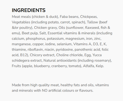 Grain Free Chicken & Duck for Adult Dogs