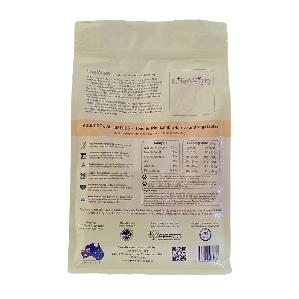 Tone & Trim Lamb Dry Adult Food
