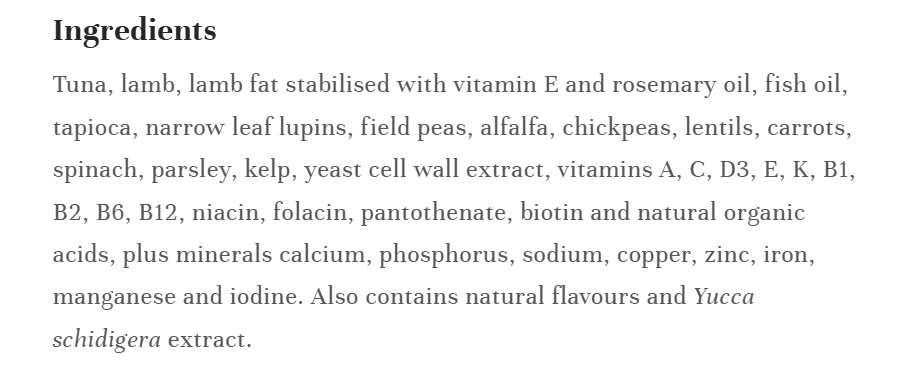 Wild Tuna Grain Free Adult Dry Food