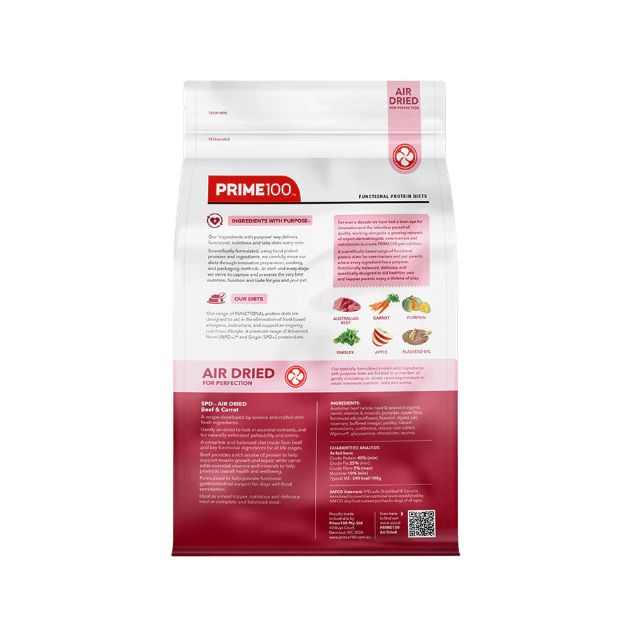 SPD Beef and Carrot Air Dried Food