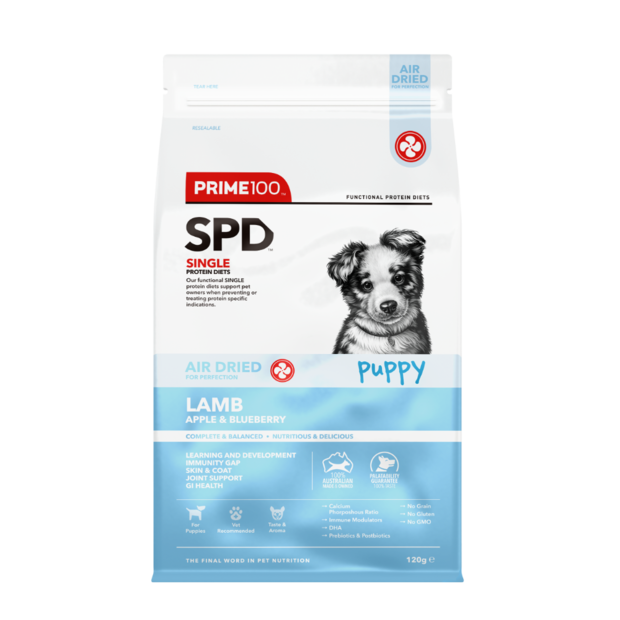 SPD Lamb, Apple and Blueberry Puppy Air Dried Food